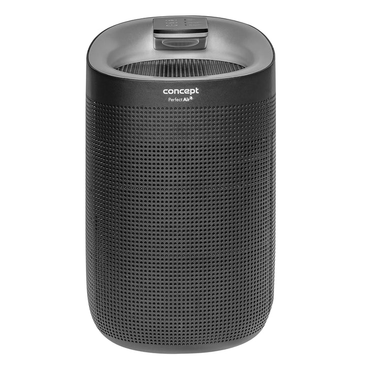 Perfect Air OV1210 Desumidificador e purificador de ar 2 em 1 750 ml/dia para ambientes de até 25m2, filtração em 3 estágios, purificador de ar ambiente com filtro de carbono Hepa 13 1L (preto)