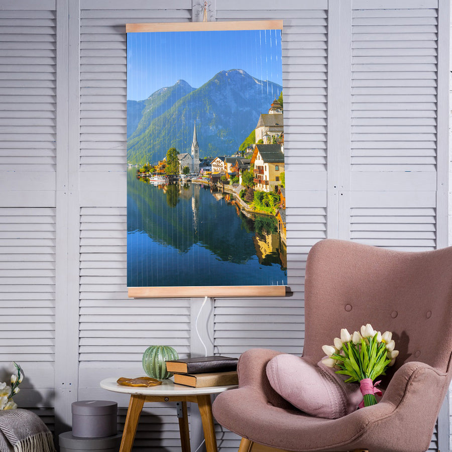 Aquecedor infravermelho - painel de aquecimento flexível 430W com regulador TRIO, standard 13, vila, dimensões 100x57cm