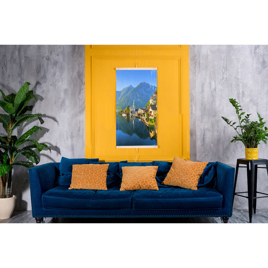 Aquecedor infravermelho - painel de aquecimento flexível 430W com regulador TRIO, standard 13, vila, dimensões 100x57cm