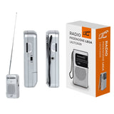 Rádio portátil LTC Retro Lega com antena telescópica