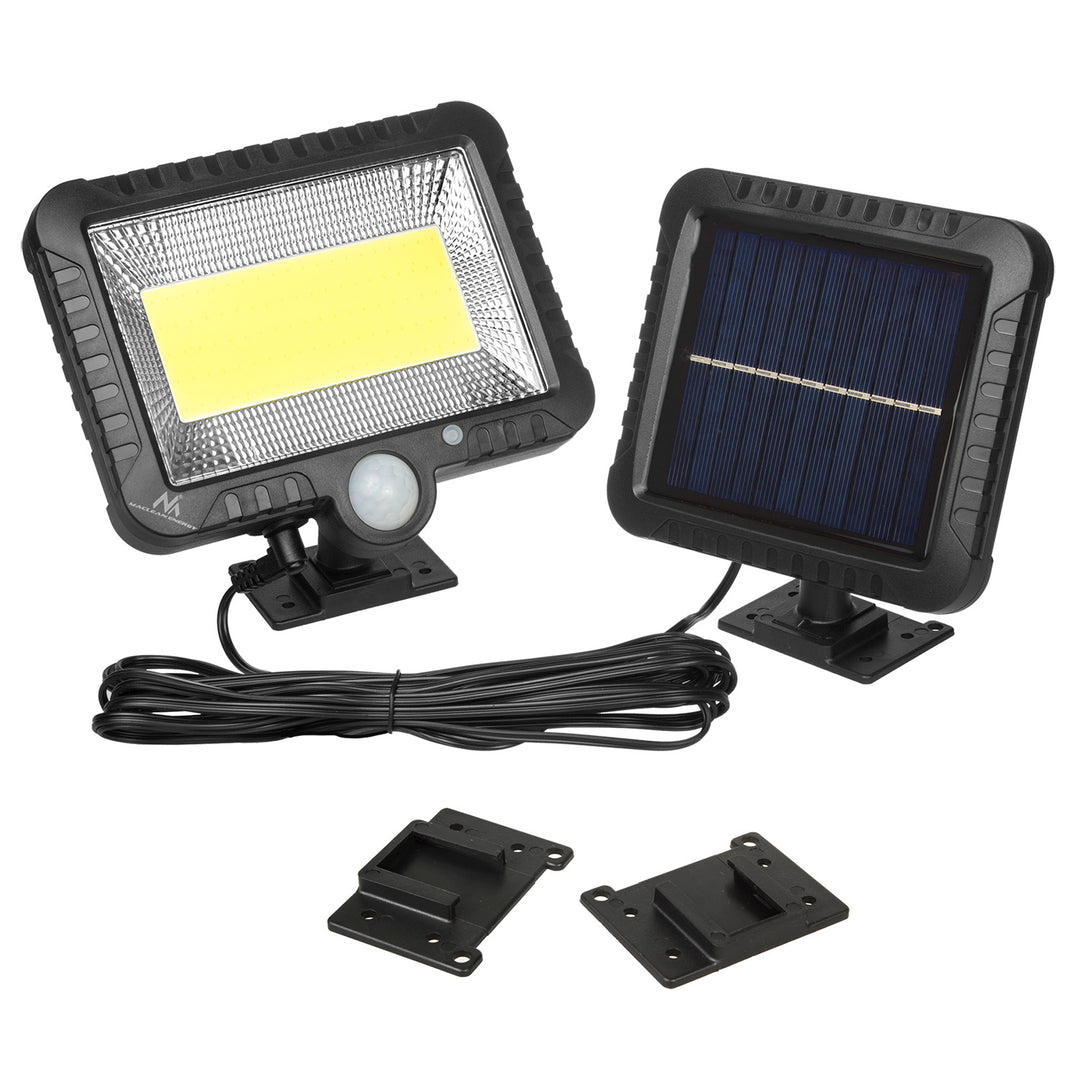 Refletor solar LED com sensor de movimento, aplique solar Maclean MCE438