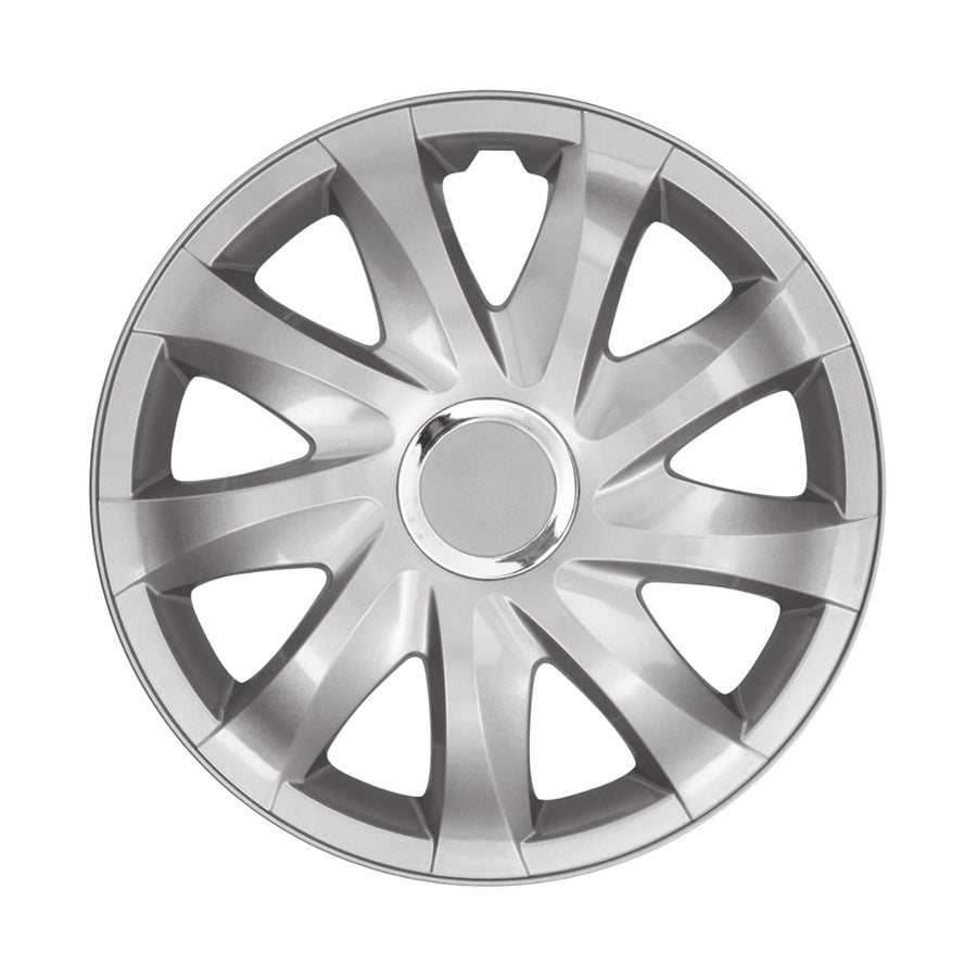 Calotas NRM DRIFT SILVER de 16 ", lacadas 4 peças - prata
