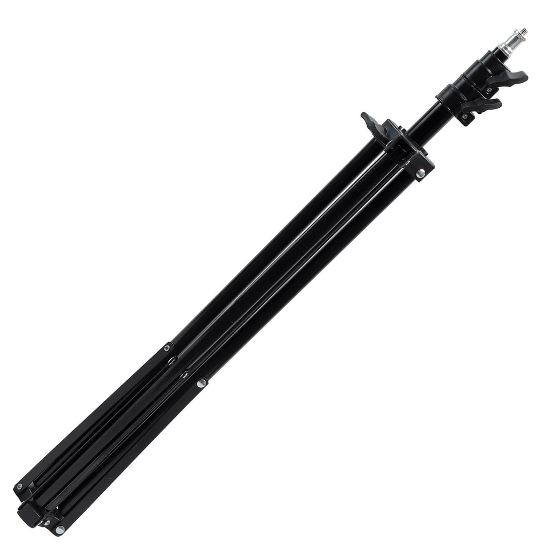 Maclean MC-163 Suporte de luz circular de 12", altura ajustável 62-190cm, suporte de iluminação, suporte de lâmpada, suporte de luz com capacidade de carga de até 3kg