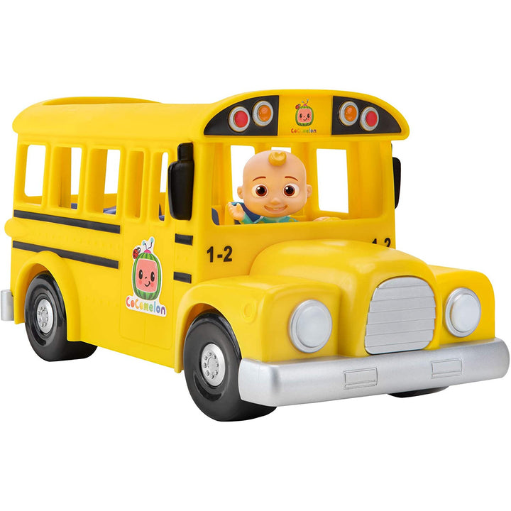 Ônibus escolar com figura JJ e sons para crianças a partir de 2 anos CoComelon CMW0015