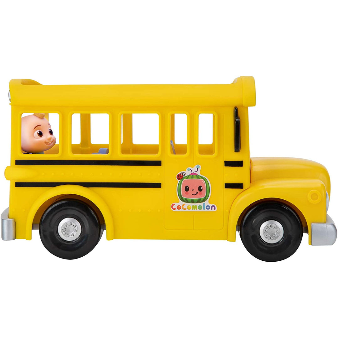 Ônibus escolar com figura JJ e sons para crianças a partir de 2 anos CoComelon CMW0015