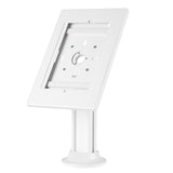 Suporte de mesa antirroubo compatível com 9,7"/10,2", iPad, 10,5", iPad Air/iPad Pro, 10,1", Samsung Galaxy, Tab A (2019) (branco)