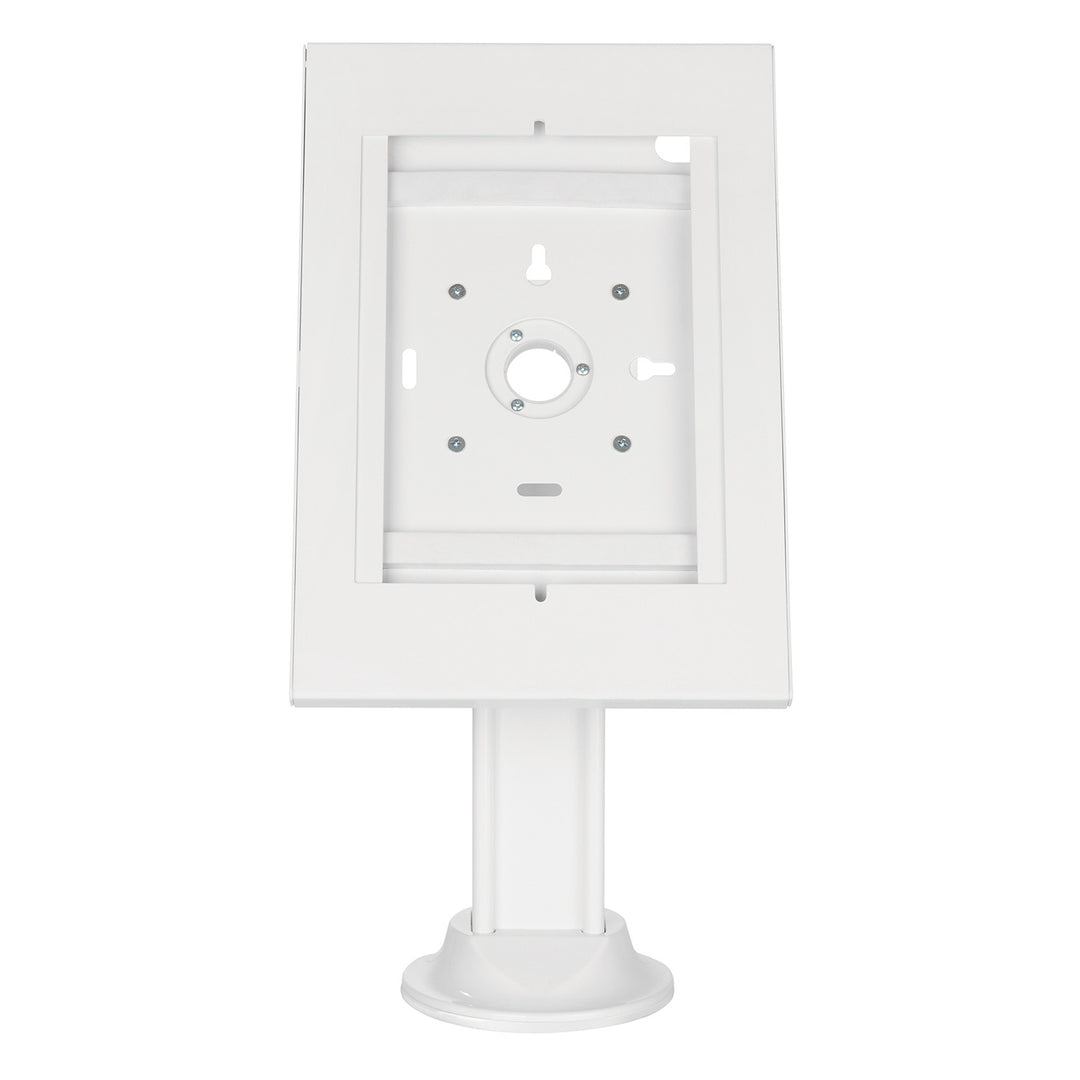 Soporte de mesa antirrobo compatible con 9,7"/10,2", iPad, 10,5", iPad Air/iPad Pro, 10,1", Samsung Galaxy, Tab A (2019) (blanco)