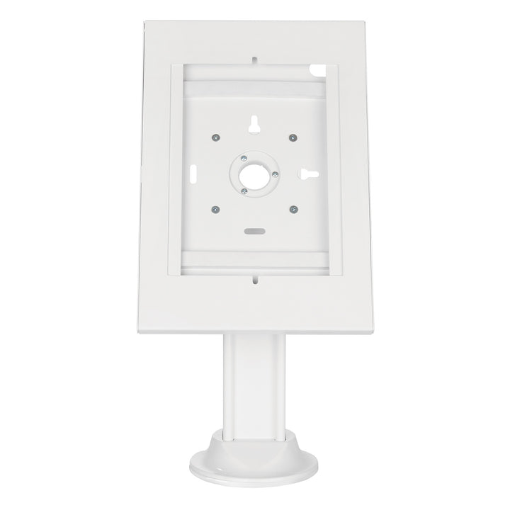 Soporte de mesa antirrobo compatible con 9,7"/10,2", iPad, 10,5", iPad Air/iPad Pro, 10,1", Samsung Galaxy, Tab A (2019) (blanco)