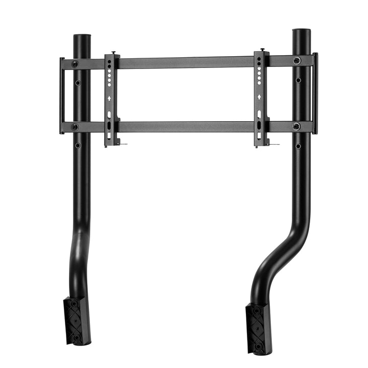 Simulador de carreras Cockpit 3 en 1 Asiento de juego hasta 130kg Soporte de palanca de cambio Soporte de volante Soporte de TV hasta 50" Max. Vesa 400x200 ...