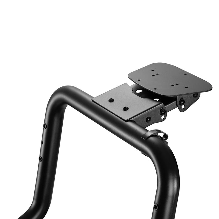 Simulador de carreras Cockpit 3 en 1 Asiento de juego hasta 130kg Soporte de palanca de cambio Soporte de volante Soporte de TV hasta 50" Max. Vesa 400x200 ...