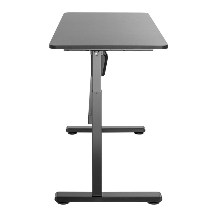 Mesa elétrica Ergo Office, regulável em altura, cinza, altura máxima 118cm 50 kg - com mesa de pé, ER-434