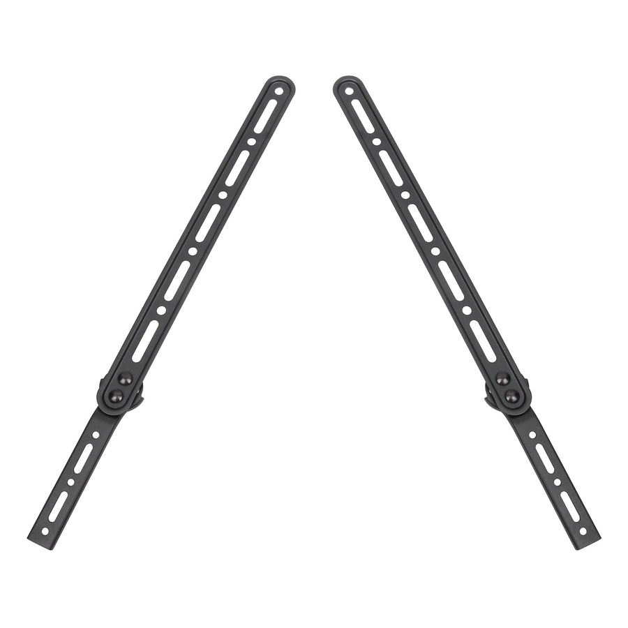 Soporte universal para barra de sonido de hasta 15 kg Soporte para altavoces para montar debajo o encima del televisor Ajustable ...