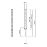 Soporte universal para barra de sonido de hasta 15 kg Soporte para altavoces para montar debajo o encima del televisor Ajustable ...