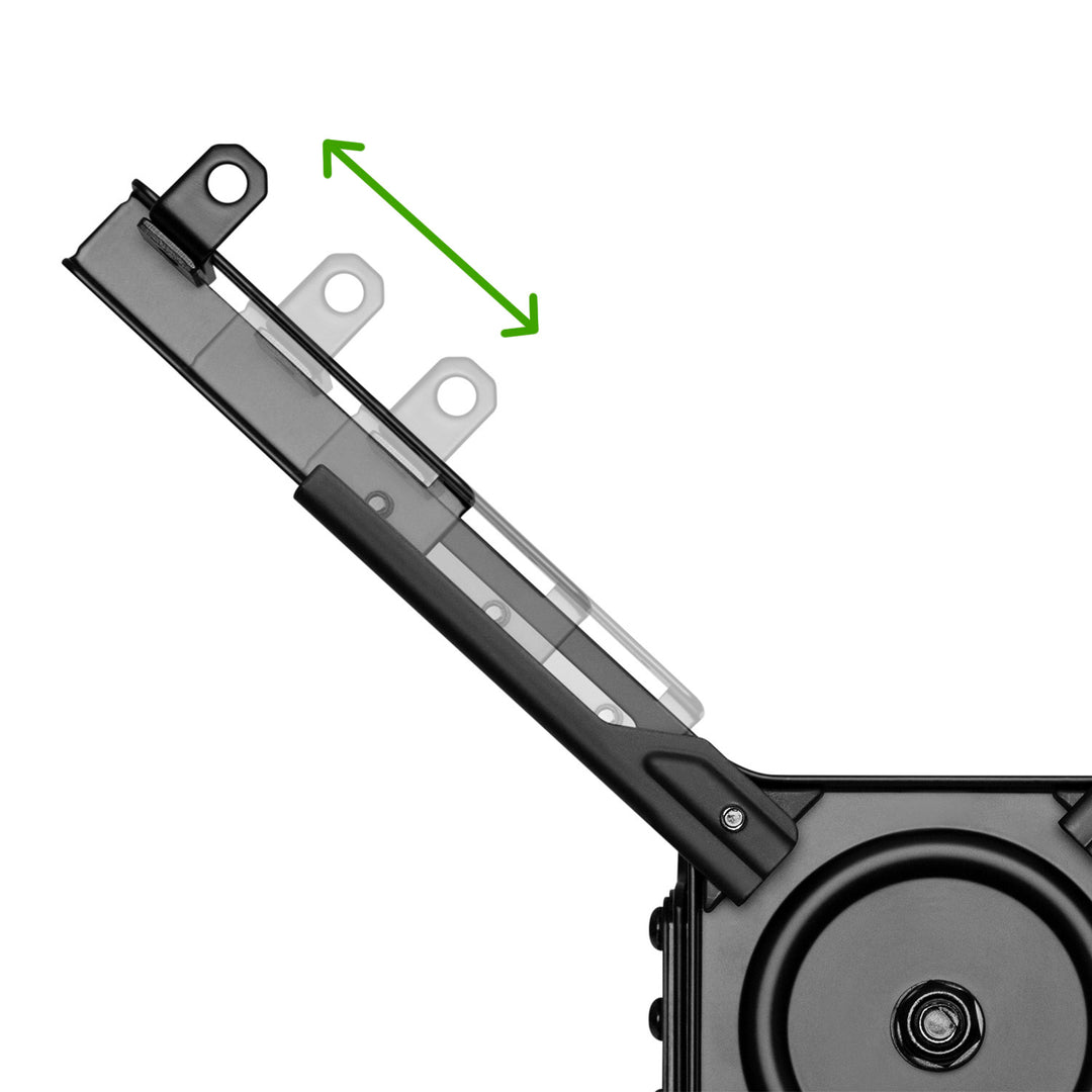 Maclean MC-913 Suporte para projetor de montagem em teto de aço com inclinação universal ajustável 35 kg