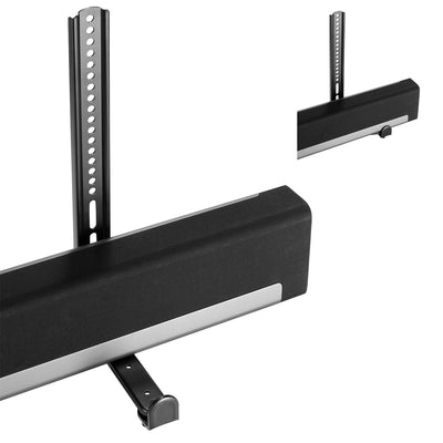 Suporte universal para sound bar de até 15 kg Suporte de alto-falante para montagem embaixo da TV