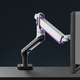 Suporte para monitor de escritório Ergo, Premium com mola a gás, braço duplo 17"-32" 9kg, ER-436