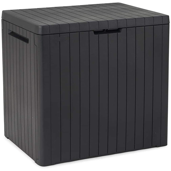 Caja de jardín resistente a bajas temperaturas y radiación UV Keter City Storage Box 113L