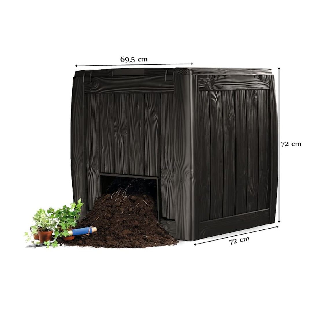 Compostor com base 340L, montagem muito simples DECO COMPOSTER