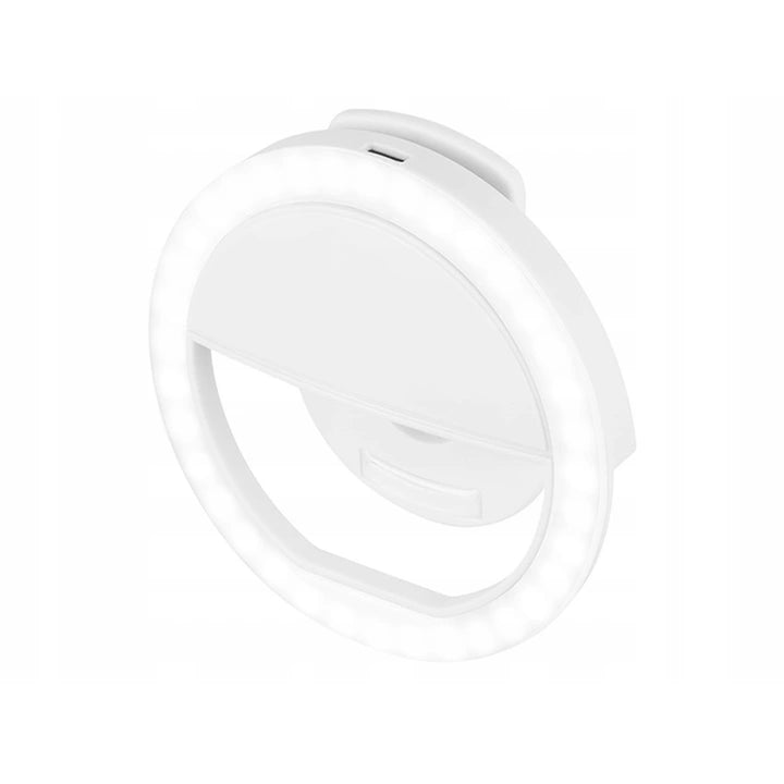 Anillo luminoso trazador, control de luminosidad, batería recargable integrada, LED de bajo consumo