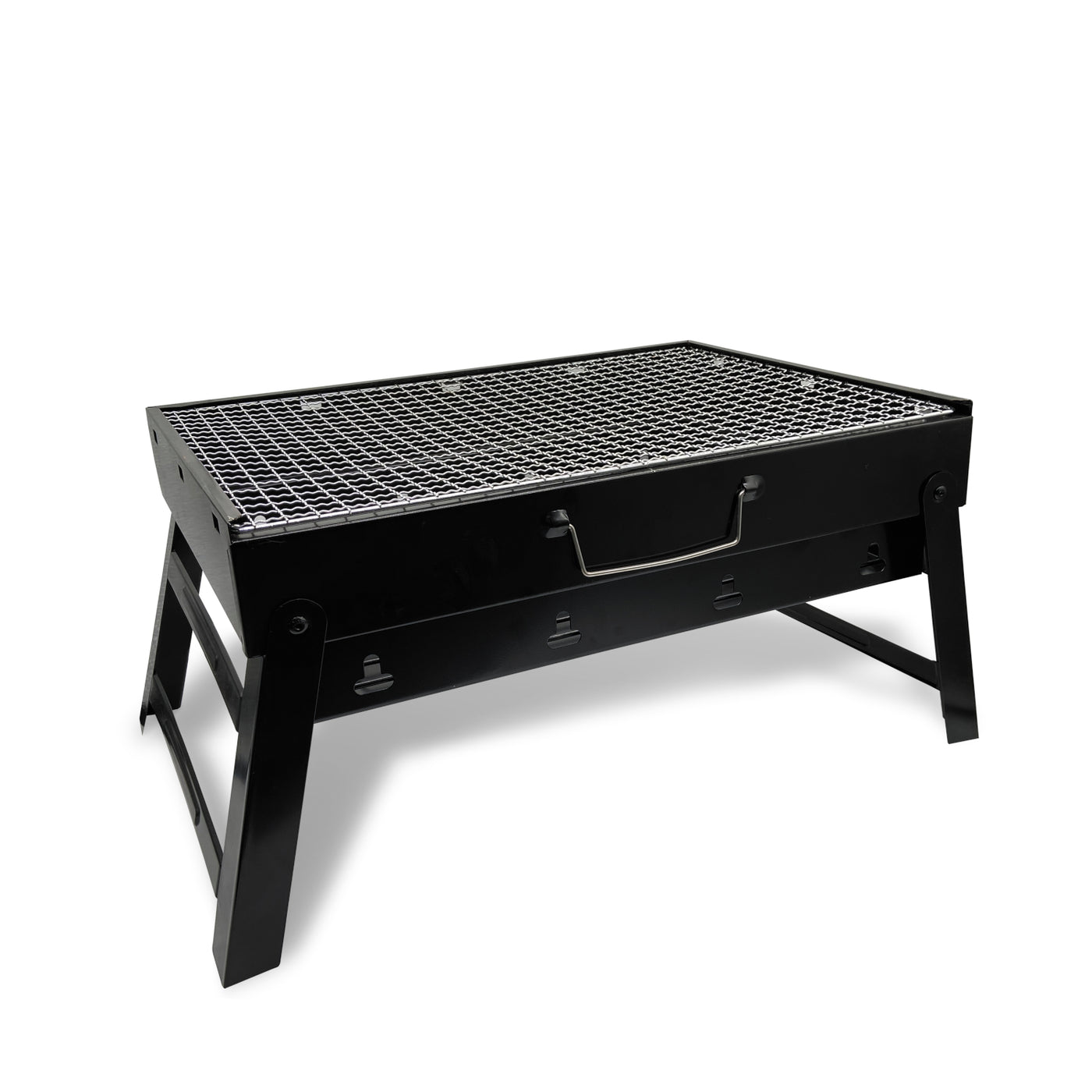 Maestro MR-1010 Grill BBQ Barbacoa Portátil con Parrilla de Carbón y Rejilla, Plegable