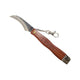 Cuchillo recolector de setas con cepillo y cinta métrica, cuchillo de jardinería Greenmill GR5040
