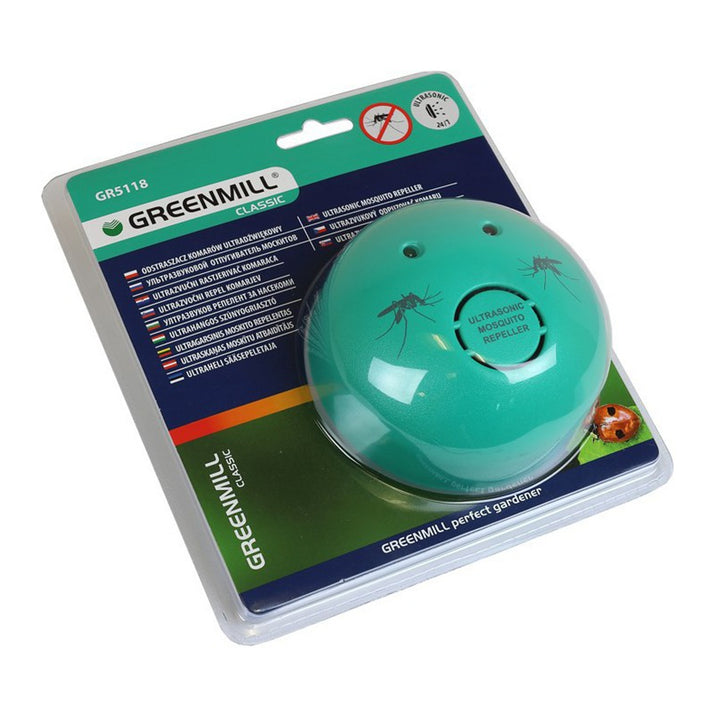 Repelente de mosquitos ultrasónico mosquitero protección mosquitera 230V max.30m2 Greenmill GR5118