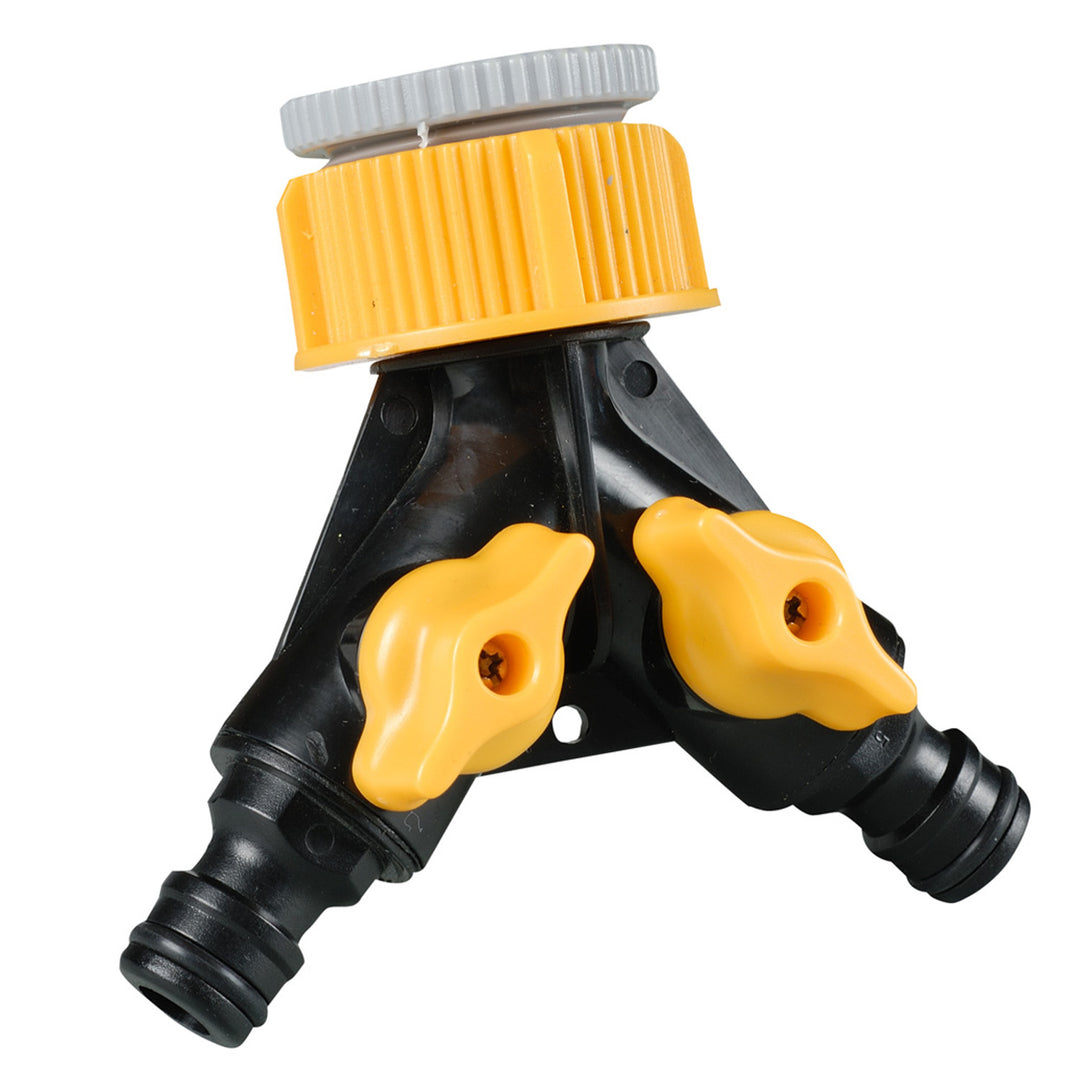 Distribuidor de agua de 2 vías con 2 puertos, colector doble 1"- 3/4" Greenmill GB1682C