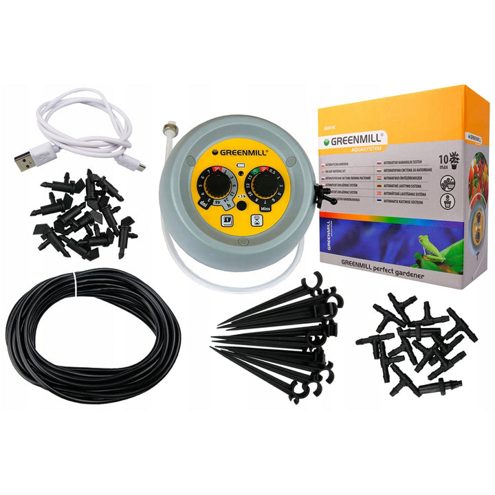 Sistema de riego automático para plantas en macetas Greenmill GB3014C