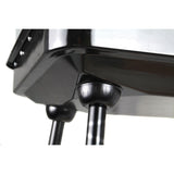 Churrasqueira a carvão com lateral 58x38cm, carrinho retangular Master Grill MG905