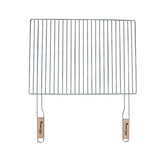 Parrilla, rejilla de cocción para barbacoa 54x38cm de acero cromado Master Grill & Party MG252