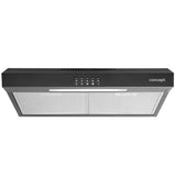 Exaustor preto iluminação LED Concept 50cm OPP1250BC
