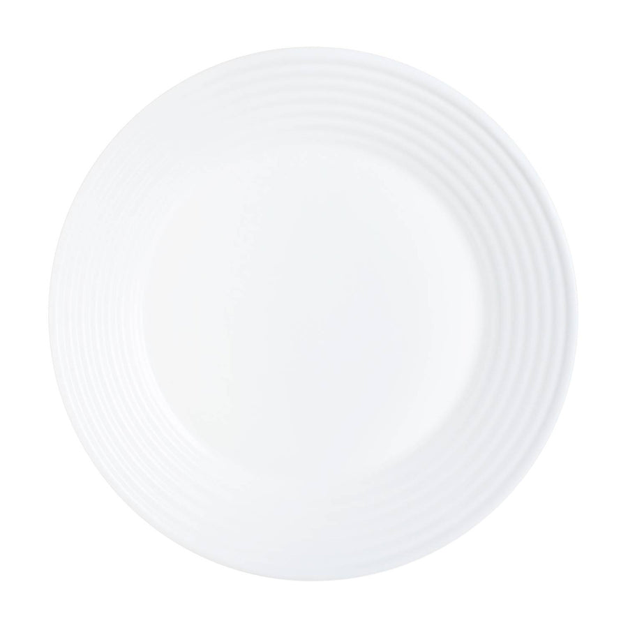Talheres de vidro de 18 peças para 6 pessoas com prato de 20 cm de profundidade Harena LUMINARC