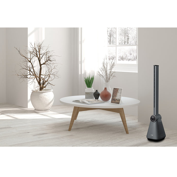 Ventilador de torre VS5130 con mando a distancia, 50 W, 101 cm, ventilador de pie con oscilación, 3 velocidades, temporizador de 15 horas CONCEPT