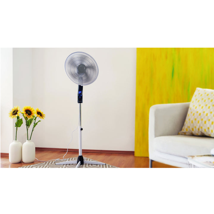 Ventilador de pé com controle remoto 40cm 55W Blaupunkt ASF701