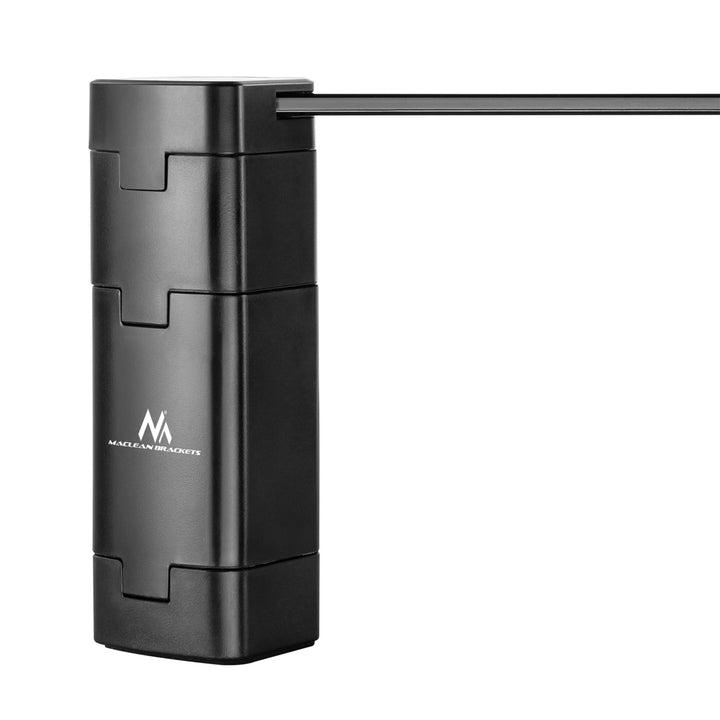 Soporte de monitor Estante esquinero Soporte de pantalla ajustable en altura Soporte de ordenador portátil Vidrio templado Elevador de monitor Soporte de monitor portátil hasta 20 kg máx. Triangular