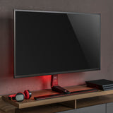 Soporte para monitor gaming NanoRS, altura ajustable, LED RGB, 32-55", VESA máximo 400x400, máximo 40 kg, RS167