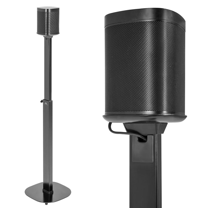 Suporte de chão para alto-falantes Maclean, Sonos® One,Sonos® One SL, máx. 10kg, MC-940