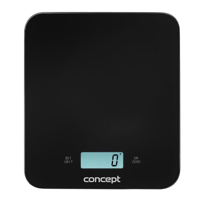 Balança digital de cozinha com relógio e temporizador 15 kg Concept preto VK5712