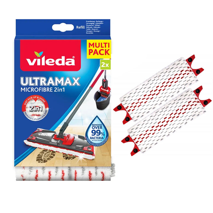 Insertos para mopas Vileda Ultramax y Ultramat Turbo (2 uds.)