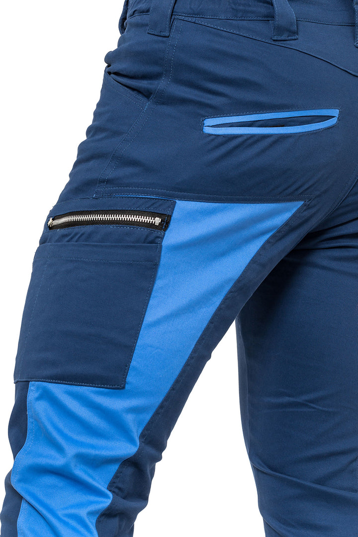 Calça de trabalho masculina AVACORE TUBBOS AZUL Tamanho 50