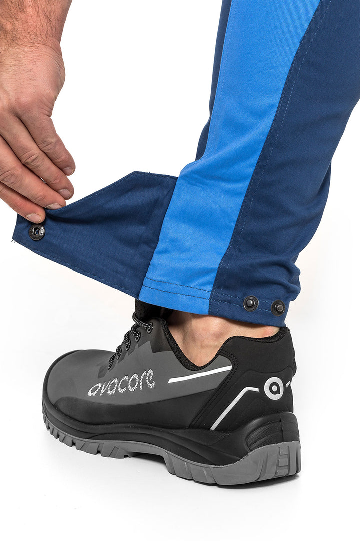 Calça de trabalho masculina AVACORE TUBBOS AZUL Tamanho 50