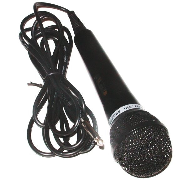 Micrófono dinámico karaoke vocal DM-202 negro