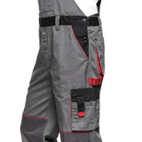 Macacão com bolsos multifuncionais, calça de trabalho, calça masculina Cinza/Preto 280g/m² LENNOX AVACORE GREY-BLACK Tamanho 54 (98-103)
