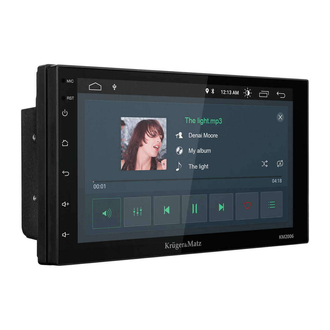 Auto-rádio Kruger&amp;Matz KM2006 com tela de 7", sistema Android 10