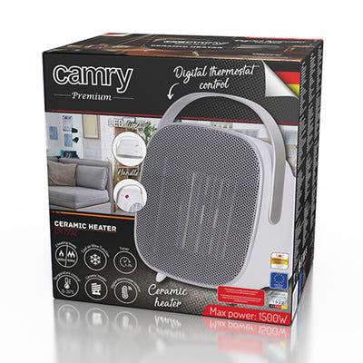 Termoventilador cerámico con LED Camry CR 7732 1500W