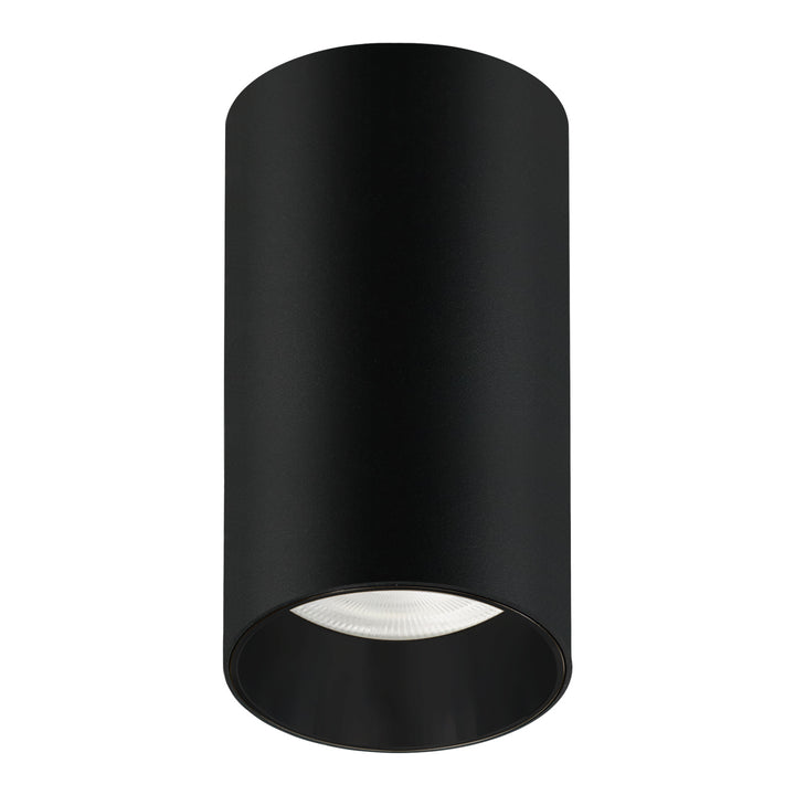 Maclean montaje en superficie / tubo, spot, redondo, aluminio, GU10, 55x100mm, negro, MCE458 B/B