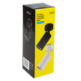 Lámpara de techo/pared Maclean, spot, móvil, aluminio, 1xGU10, 55x100mm, negro mate, MCE451 B