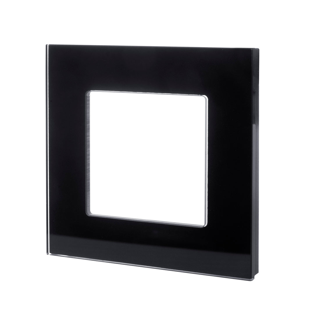 Marco de cristal Maclean, simple, negro, 86x86mm, MCE730B