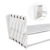 Secador de roupa dobrável branco Toalheiro dobrável branco