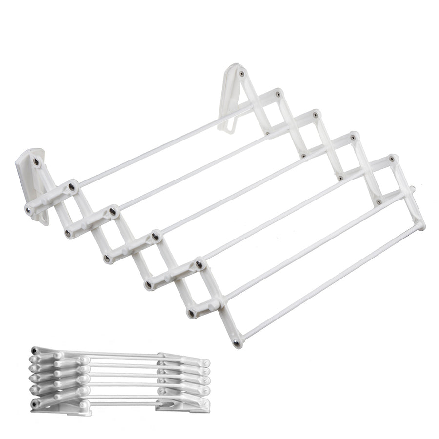 Secador de roupa dobrável branco Toalheiro dobrável branco